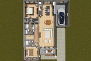 Cottage Style House Plan - 4 Beds 3 Baths 1746 Sq/Ft Plan #513-2288 