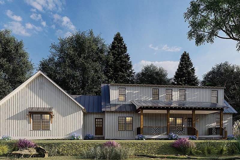 House Plan Design - Farmhouse Exterior - Front Elevation Plan #923-173