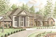 Southern Style House Plan - 6 Beds 5.5 Baths 6508 Sq/Ft Plan #34-201 