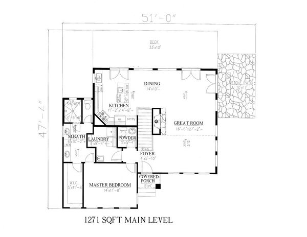 Architectural House Design - Modern Floor Plan - Main Floor Plan #437-55