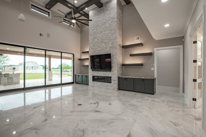 House Plan Design - Interior - Family Room for Mediterranean House Plan #1110-34 - 3 bed, 3 bath