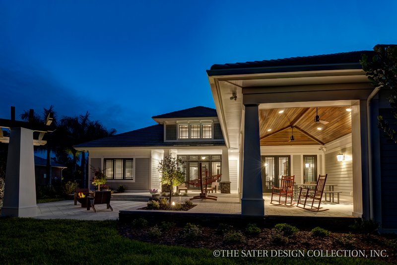 Home Plan - Exterior - Rear Elevation 1 for Bungalow House Plan #930-19 - 3 bed, 3.5 bath
