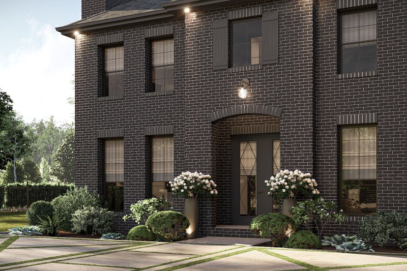 Dream House Plan - Exterior - Front Elevation 3 for Colonial House Plan #455-388 - 5 bed, 4.5 bath
