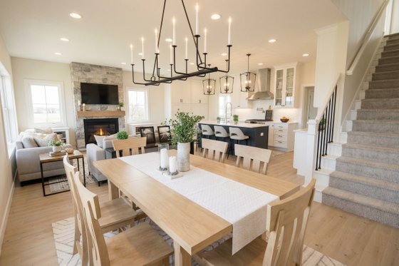 Interior - Dining Room 1 for Farmhouse House Plan #51-1517 - 4 bed, 2.5 bath