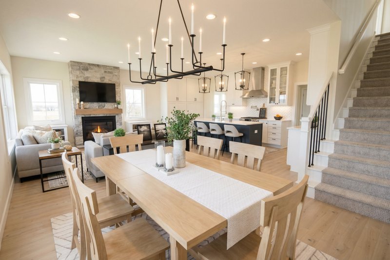 Home Plan - Interior - Dining Room 1 for Farmhouse House Plan #51-1517 - 4 bed, 2.5 bath