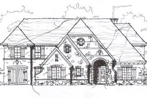 European Exterior - Front Elevation Plan #141-228