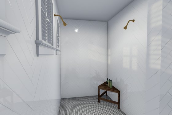 Interior - Master Bathroom 1 for Craftsman House Plan #1060-65 - 3 bed, 2.5 bath