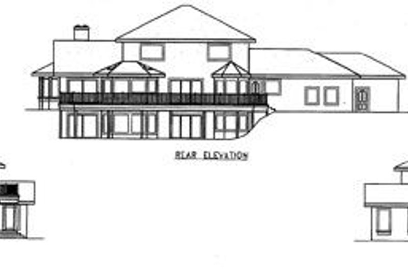 Dream House Plan - Exterior - Other Elevation for European House Plan #60-643 - 4 bed, 3.5 bath