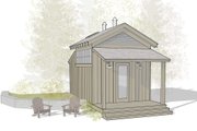 Farmhouse Style House Plan - 0 Beds 1 Baths 150 Sq/Ft Plan #889-1 