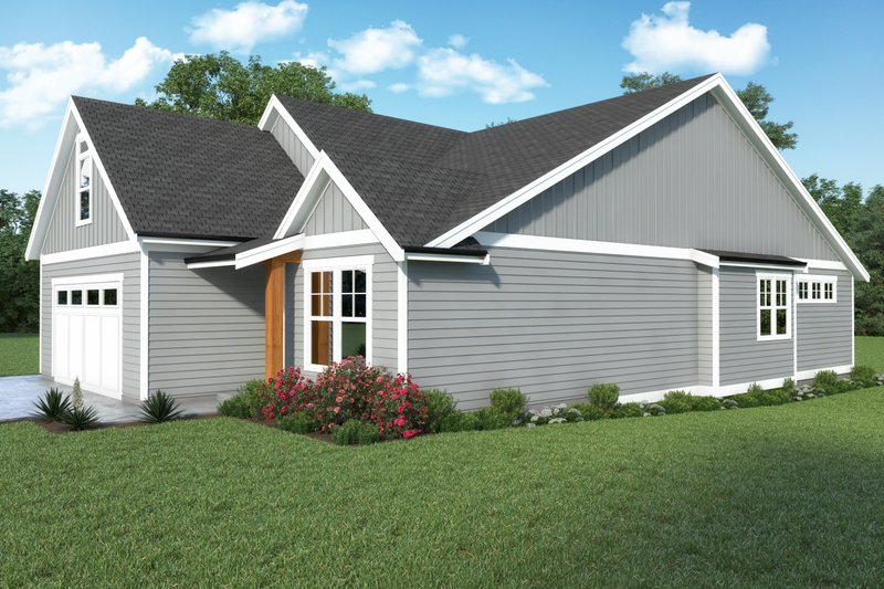 Architectural House Design - Exterior - Other Elevation 1 for Farmhouse House Plan #1070-165 - 3 bed, 2 bath