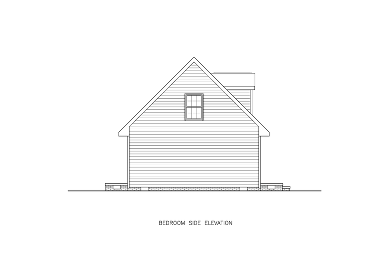 House Plan Design - Exterior - Other Elevation for Traditional House Plan #54-634 - 3 bed, 2 bath