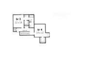 European Style House Plan - 4 Beds 3.5 Baths 2694 Sq/Ft Plan #16-216 