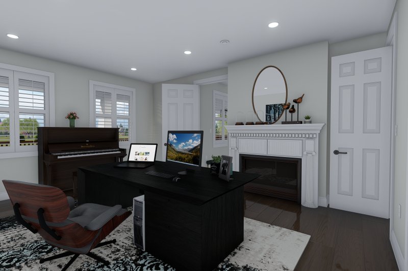 House Blueprint - Interior - Other for Craftsman House Plan #1060-106 - 5 bed, 4 bath