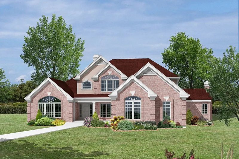 House Design - Traditional Exterior - Front Elevation Plan #57-722
