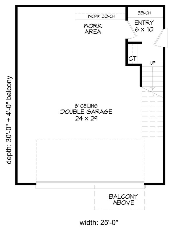 Home Plan - Contemporary Floor Plan - Main Floor Plan #932-293