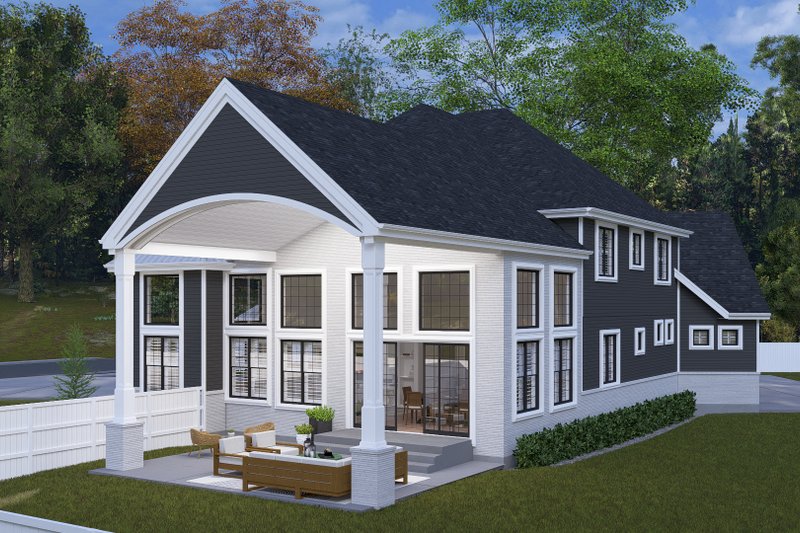 House Blueprint - Exterior - Other Elevation for Craftsman House Plan #1060-477 - 3 bed, 3.5 bath