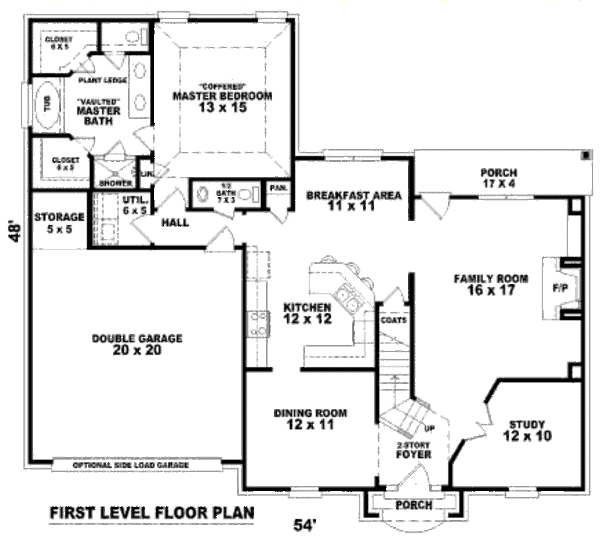 European Floor Plan - Main Floor Plan #81-13680
