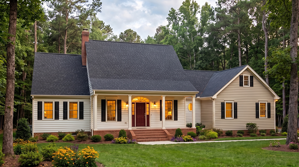 Exterior - Front Elevation 2 for Cottage House Plan #406-124 - 3 bed, 3 bath