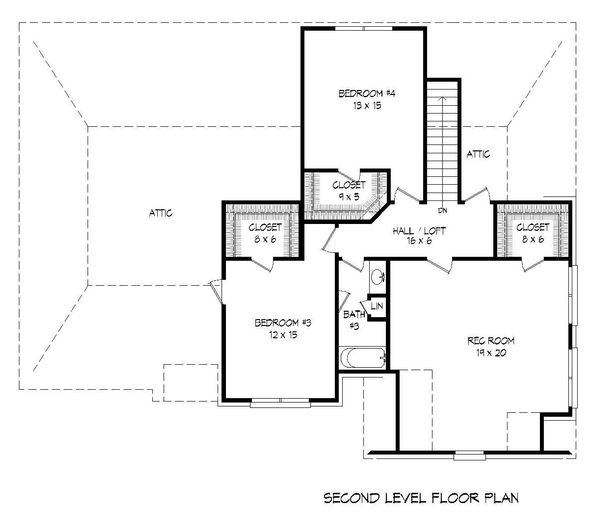 Home Plan - European Floor Plan - Upper Floor Plan #932-29