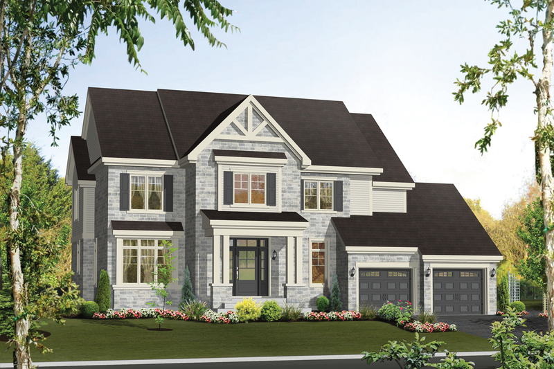 Country Style House Plan - 3 Beds 2 Baths 3212 Sq/Ft Plan #25-4492