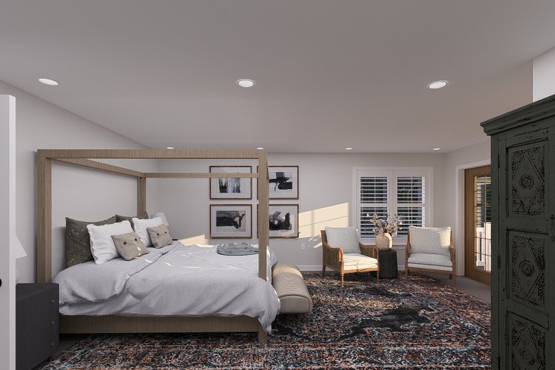Dream House Plan - Interior - Master Bedroom 1 for Traditional House Plan #1060-344 - 4 bed, 2.5 bath
