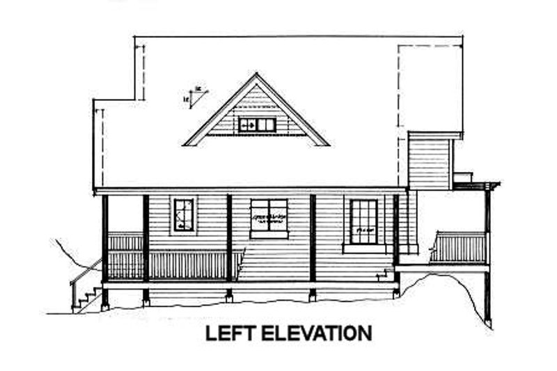 Home Plan - Photo 17 for Cabin House Plan #118-102 - 2 bed, 2 bath