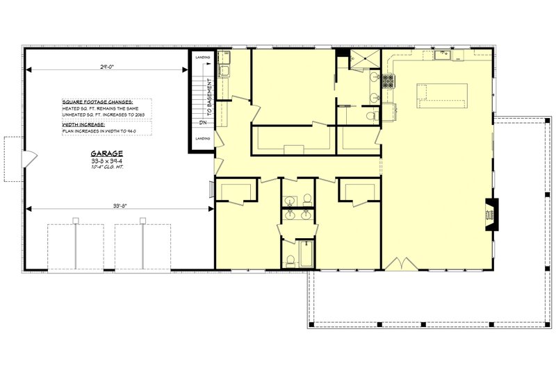 House Design - Floor Plan - Other Floor for Barndominium House Plan #430-416 - 3 bed, 2.5 bath