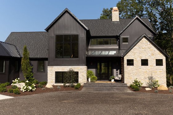 Exterior - Front Elevation 3 for Farmhouse House Plan #928-393 - 5 bed, 3.5 bath