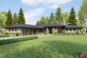 Modern Style House Plan - 4 Beds 3 Baths 2911 Sq/Ft Plan #48-1135 