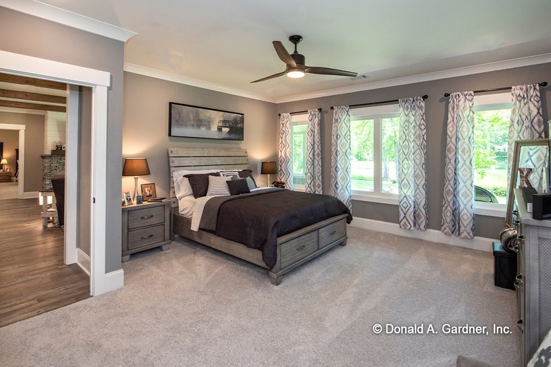 Home Plan - Interior - Bedroom 2 for Craftsman House Plan #929-340 - 5 bed, 4 bath