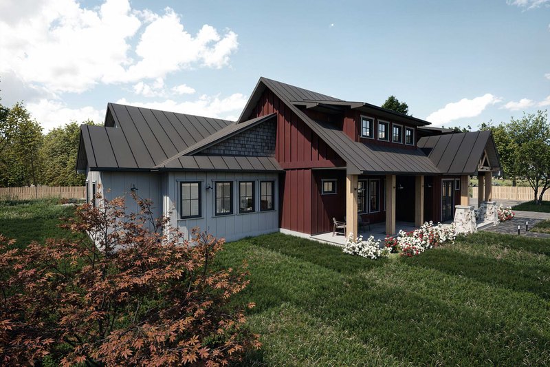 Home Plan - Exterior - Other Elevation for Barndominium House Plan #1101-22 - 3 bed, 4.5 bath