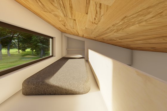 Interior - Other for Modern House Plan #449-14 - 1 bed, 1 bath