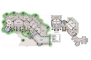 Contemporary Style House Plan - 4 Beds 5 Baths 7366 Sq/Ft Plan #27-573 