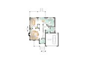 European Style House Plan - 4 Beds 3.5 Baths 3037 Sq/Ft Plan #23-657 