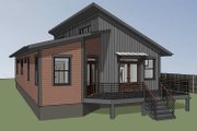 Modern Style House Plan - 3 Beds 2 Baths 1526 Sq/Ft Plan #79-363 