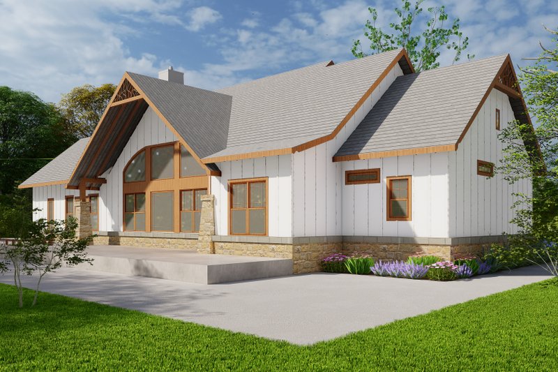 Home Plan - Exterior - Front Elevation 6 for Craftsman House Plan #54-470 - 5 bed, 4 bath