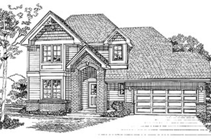 Traditional Style House Plan - 4 Beds 2.5 Baths 2068 Sq/Ft Plan #47-351