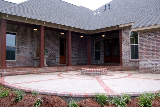 Exterior - Rear Elevation for European House Plan #430-109 - 5 bed, 3.5 bath