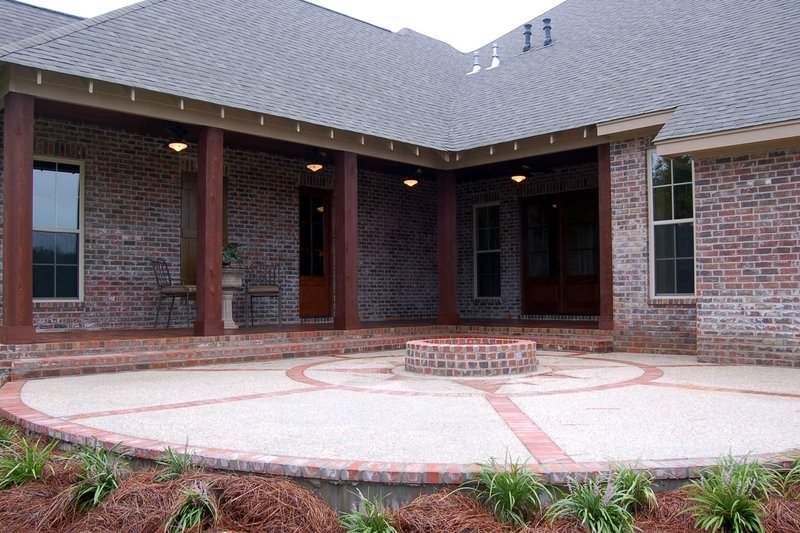 House Plan Design - Exterior - Rear Elevation for European House Plan #430-109 - 5 bed, 3.5 bath