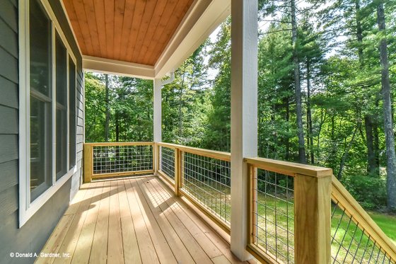 Exterior - Rear Elevation 3 for Country House Plan #929-647 - 3 bed, 2 bath