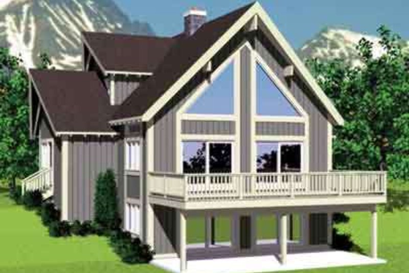 Home Plan - Modern Exterior - Front Elevation Plan #72-477
