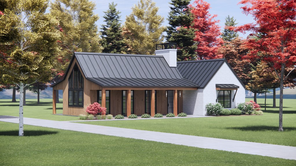 Farm House Module Plan 70608mk Modern Farmhouse Plan With Wraparound Porch Farmhouse