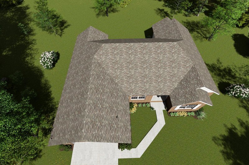 Dream House Plan - Exterior - Other Elevation 4 for Traditional House Plan #513-20 - 5 bed, 3 bath