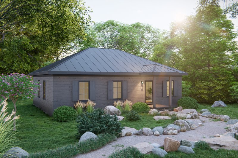 Dream House Plan - Exterior - Front Elevation 5 for Cottage House Plan #1094-10 - 3 bed, 2 bath