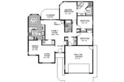 Ranch Style House Plan - 3 Beds 2 Baths 1699 Sq/Ft Plan #18-116 