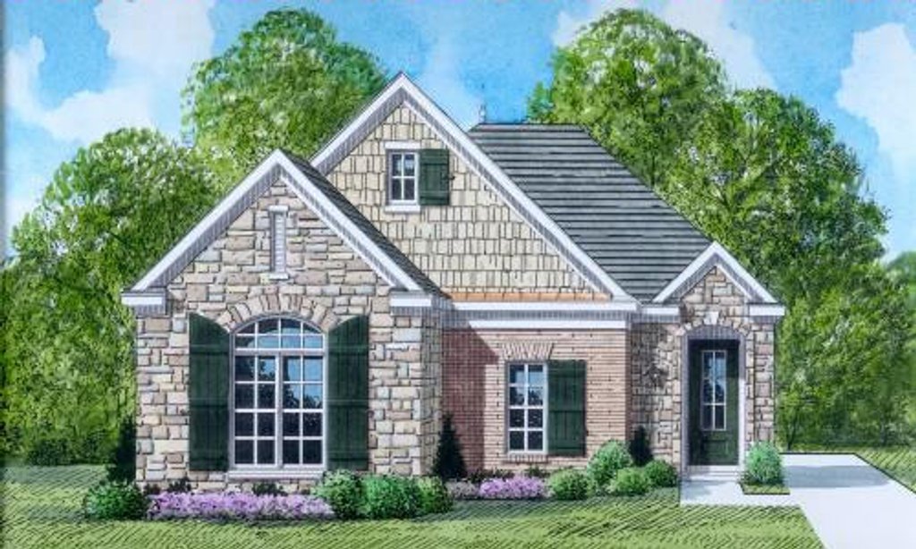  European  Style House  Plan  3 Beds 2 Baths 1421 Sq Ft Plan  