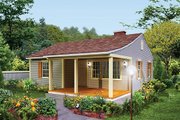 Cottage Style House Plan - 2 Beds 1 Baths 733 Sq/Ft Plan #57-499 