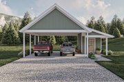 Modern Style House Plan - 0 Beds 0 Baths 645 Sq/Ft Plan #455-579 Exterior 