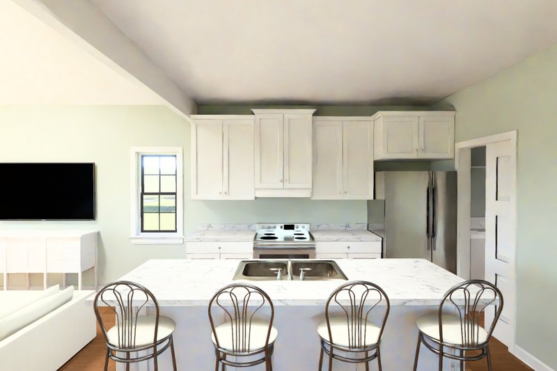 Dream House Plan - Interior - Kitchen 1 for Cottage House Plan #513-2441 - 2 bed, 2 bath