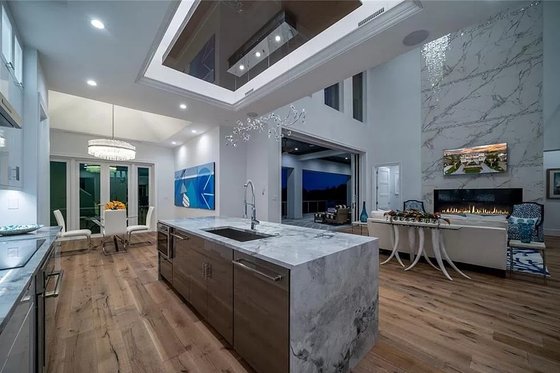 Interior - Kitchen 1 for Beach House Plan #548-54 - 4 bed, 4.5 bath